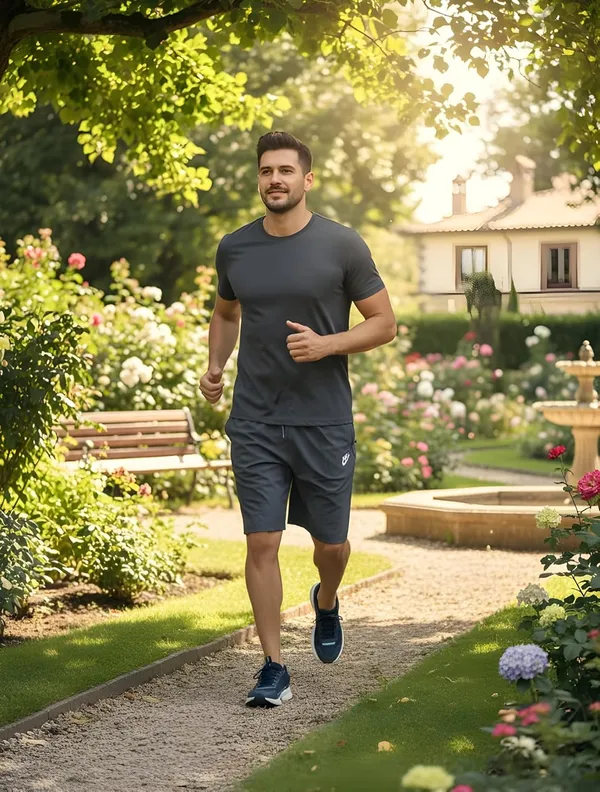Grey_Regular_Fit_Sports_Shorts_For_Running_Gym_Training_Lightweight_Quick_Dry_Fabric_With_Side_Pockets