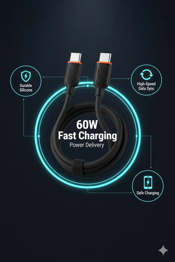 Usb_C_To_Usb_C_Silicone_Data_Cable