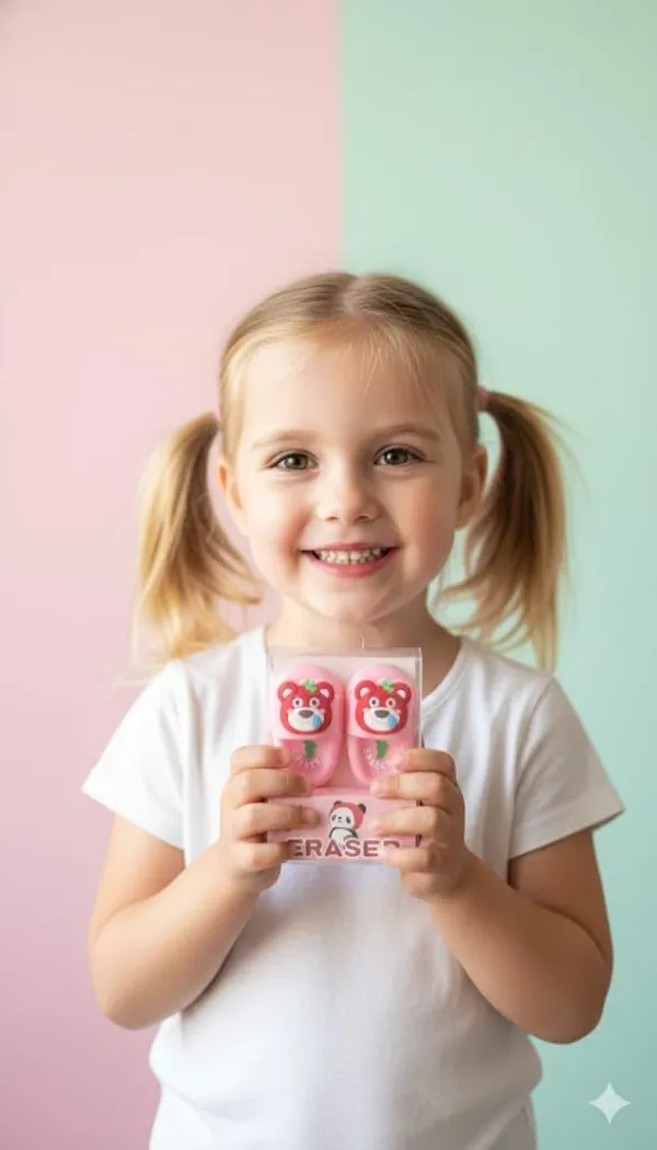 Angel_Slipper_Eraser_Set