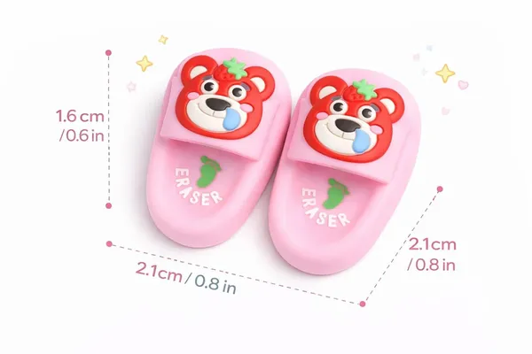 Angel_Slipper_Eraser_Set