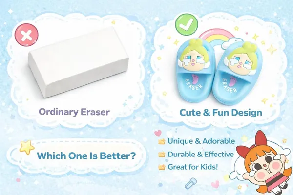 Angel_Slipper_Eraser_Set
