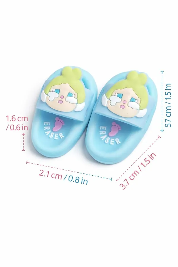 Angel_Slipper_Eraser_Set