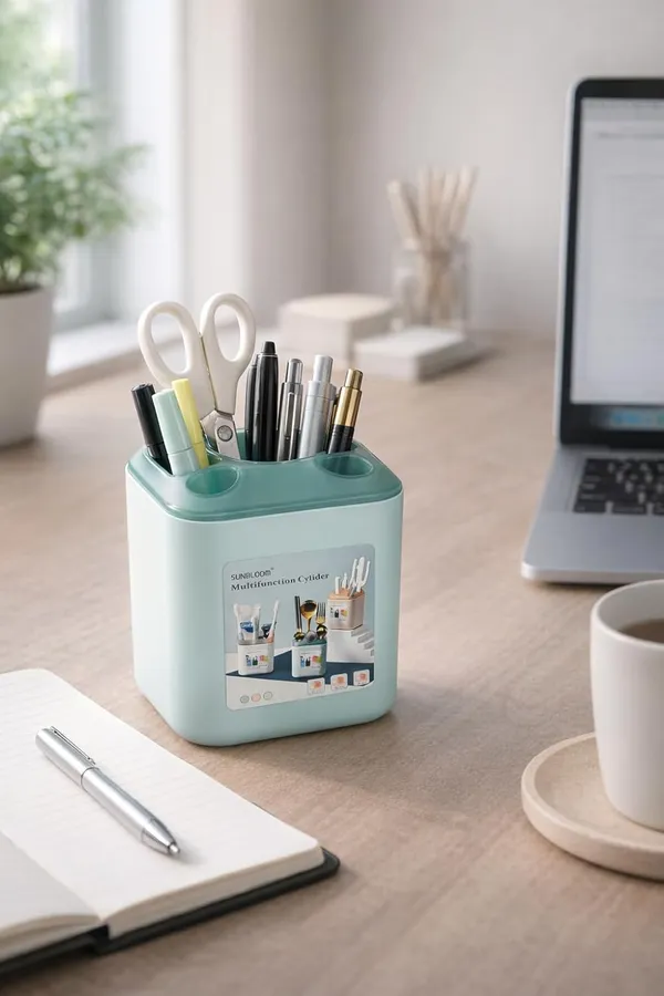Toothbrush_Holder_With_Drain_Tray