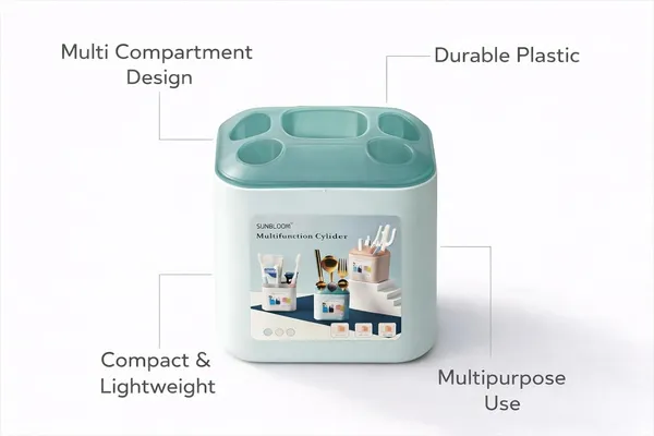 Toothbrush_Holder_With_Drain_Tray