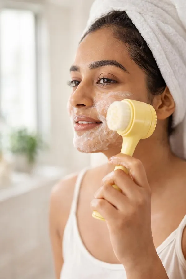 Facial_Cleansing_Brush_With_Silicone_Pad