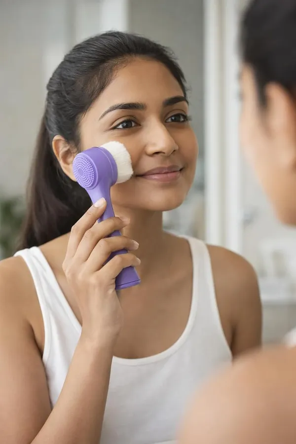Facial_Cleansing_Brush_With_Silicone_Pad