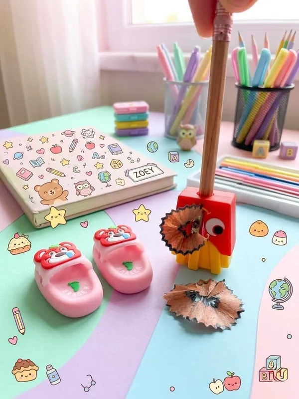 Cartoon_Eraser_And_Pencil_Sharpener_Set_For_Kids