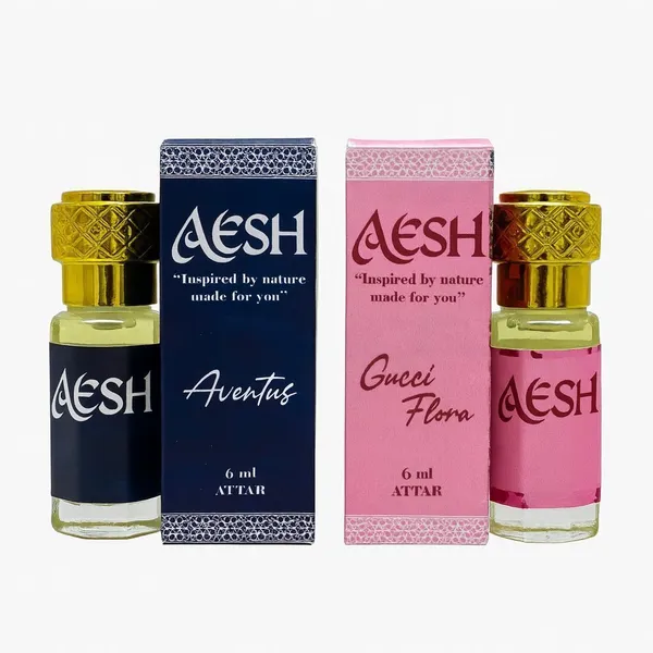 Citrus_Fruity_6_Ml_Attar__Aventus_And_Flora_For_Unisex_Pack_Of_2