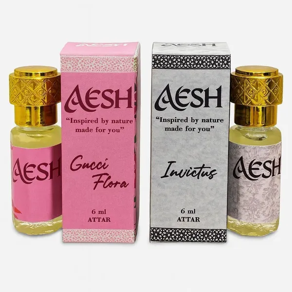 Floral_Citrus_6_Ml_Attar__Flora_And_Invictus_For_Unisex_Pack_Of_2