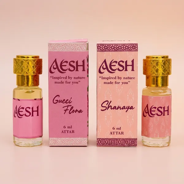 Floral_Leather_6_Ml_Attar__Flora_And_Shanaya_For_Unisex_Pack_Of_2