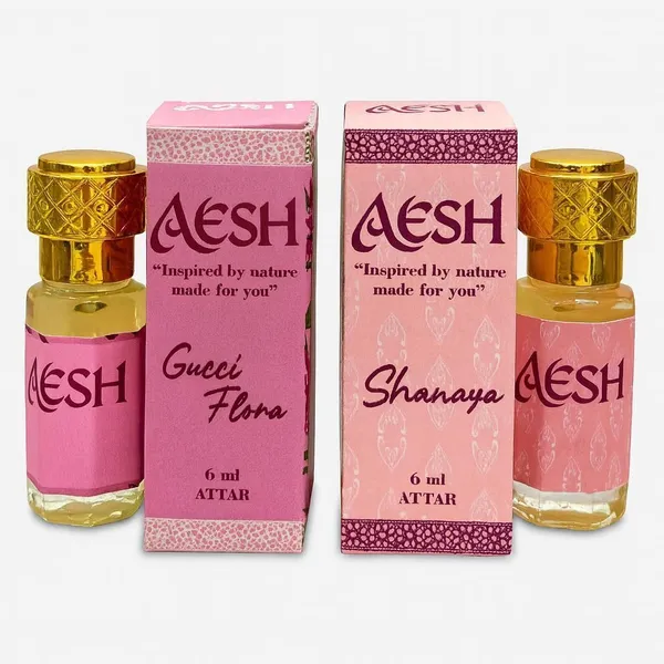 Floral_Leather_6_Ml_Attar__Flora_And_Shanaya_For_Unisex_Pack_Of_2