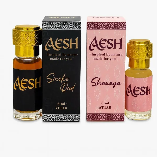 Floral_6_Ml_Attar__Smoke_Oud_And_Shanaya_For_Unisex_Pack_Of_2