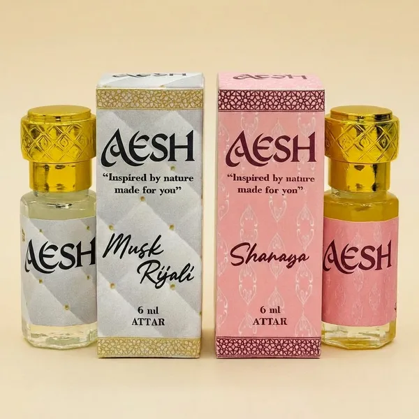 Floral_Tl_And_Shanaya_6_Ml_Attar_For_Unisex_Pack_Of_2