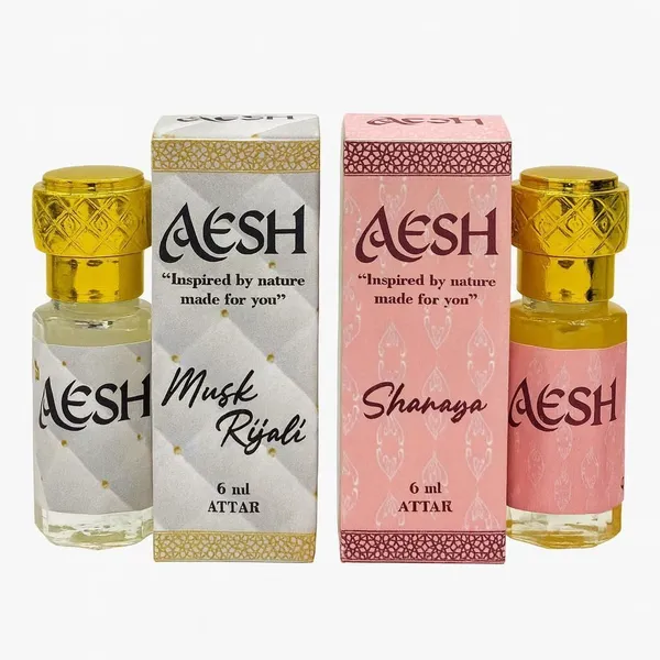 Floral_Tl_And_Shanaya_6_Ml_Attar_For_Unisex_Pack_Of_2