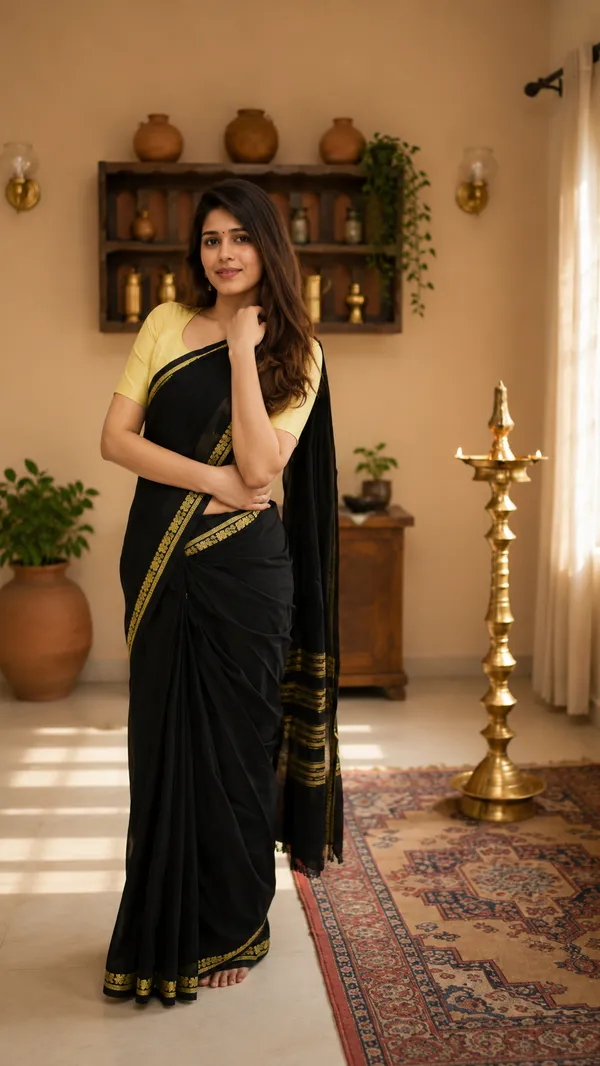 Vaishagri_Black_NarayanPet_Saree_for_Women