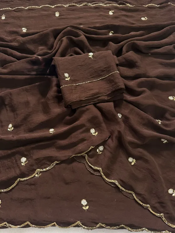 Brown_Crush_Silk_Saree