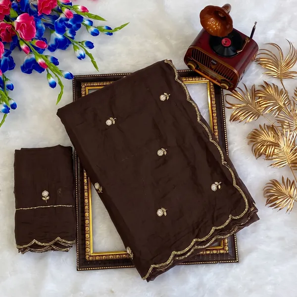 Brown_Crush_Silk_Saree