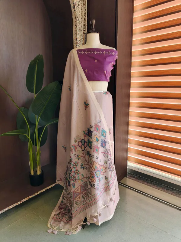 Mauve_Rose_Chanderi_elegance_with_meenakari_Work