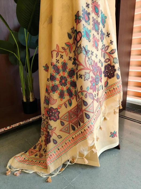 Mustard_Gold_Chanderi_elegance_with_meenakari_Work