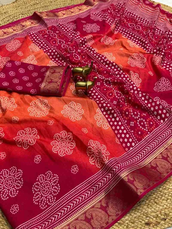 Red_Bandhani_Print_Saree