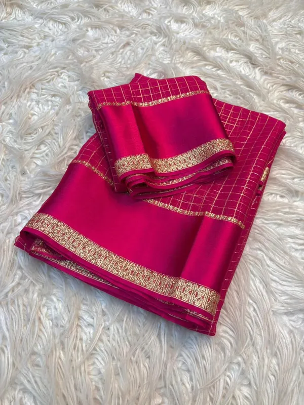 Pink_Viscose_Georgette_Saree_For_Women
