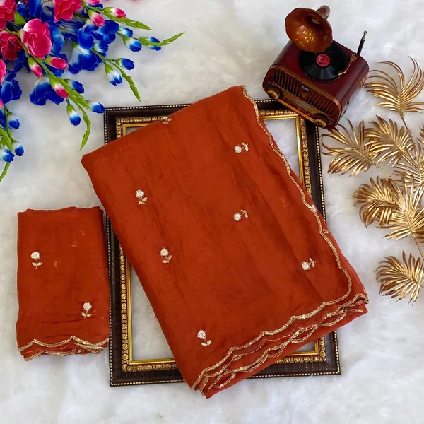 Rust_Orange_Crush_Silk_Saree