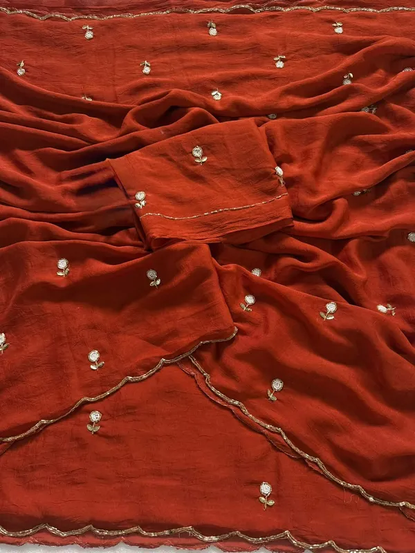 Rust_Orange_Crush_Silk_Saree