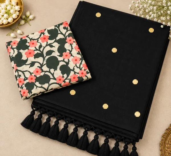 Vaishagri_Black_Khadi_Cotton_Saree_for_Women