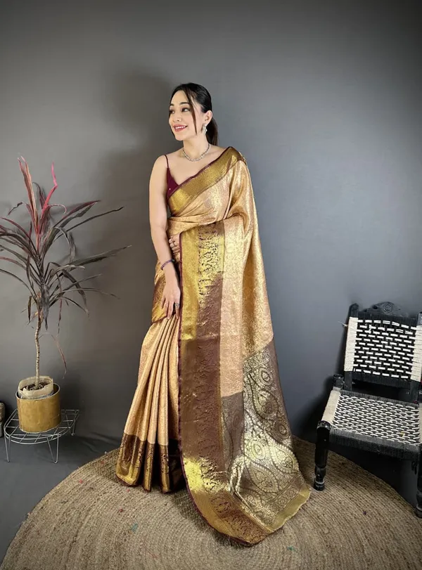 Vaishagri_Beige_Kanjivaram_Silk_Saree_For_Women