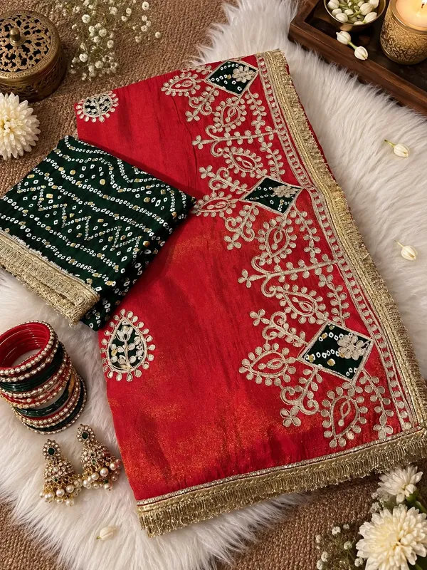 Vaishagri_Red_Karwa_Chauth_Speacial_Saree