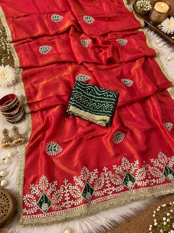 Vaishagri_Red_Karwa_Chauth_Speacial_Saree