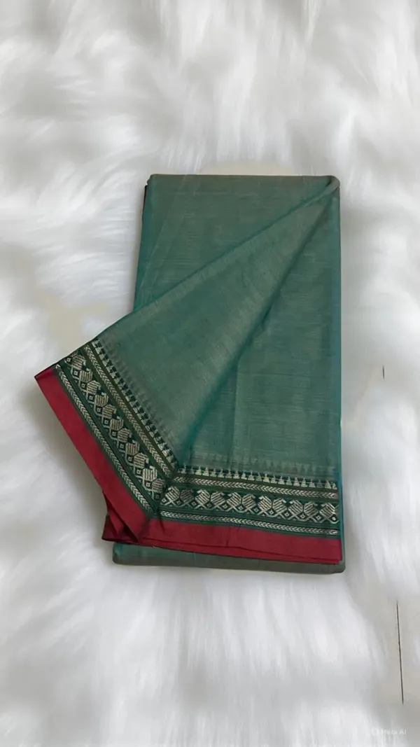 Vaishagri_Pista_Green_NarayanPet_Cotton_Saree_For_Women