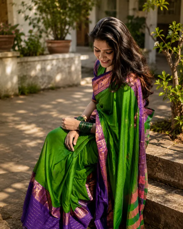 Vaishagri_Royal_Green_Narayan_Pet_Saree