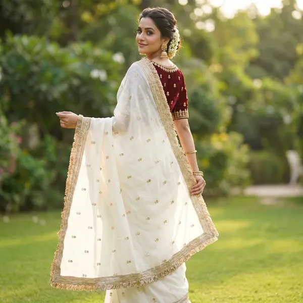 Off_-_White_Elegant_space_satin_saree_with_full_sequence_work_and_contrast_blouse.