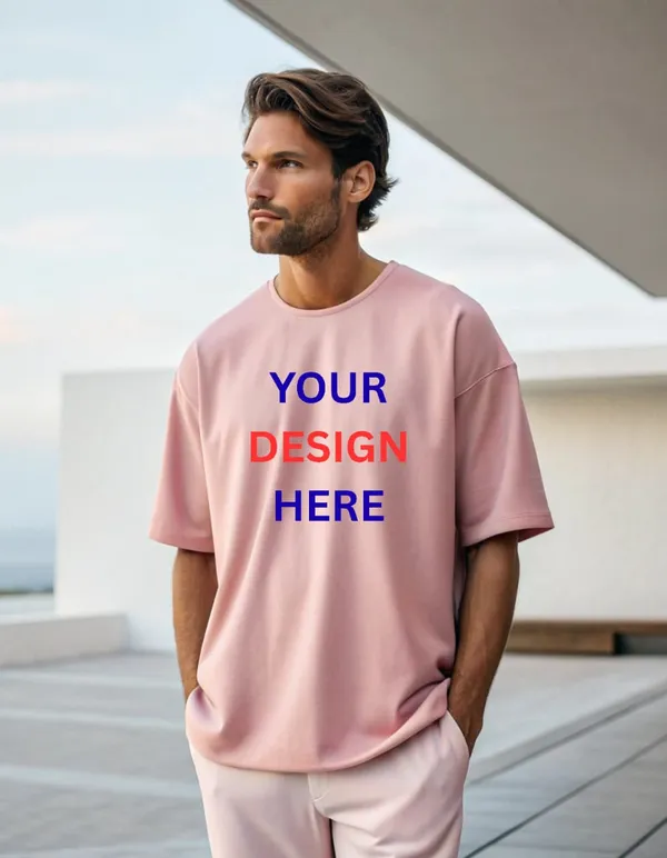 Custom_Print_Oversized_T-Shirt_-_Pink/Dusty_Rose_-_Unisex_Design_Your_Own_Tee