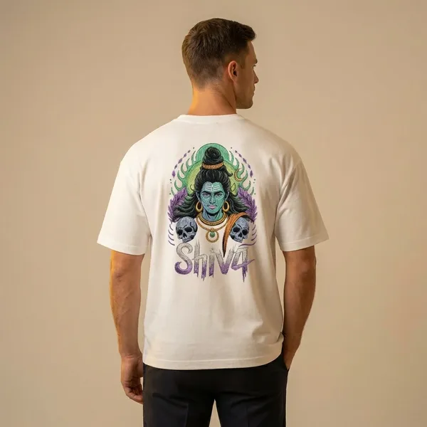 Mahakal_Embroidered_effect_Oversized_T-Shirt