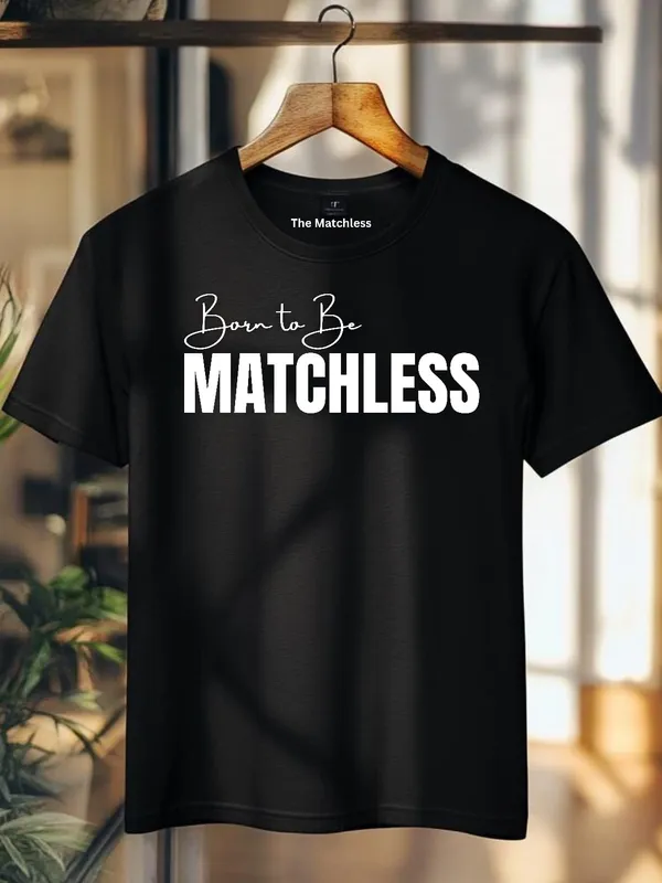 Born_to_Be_Matchless_Black_Graphic_Oversized_T-Shirt