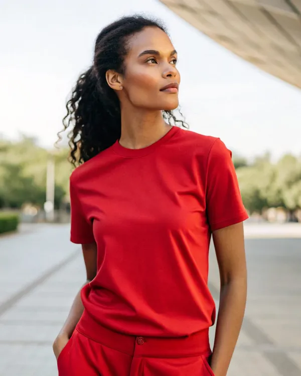 Women's_Red_Cotton_T-Shirt_-_Comfortable_Casual_Wear