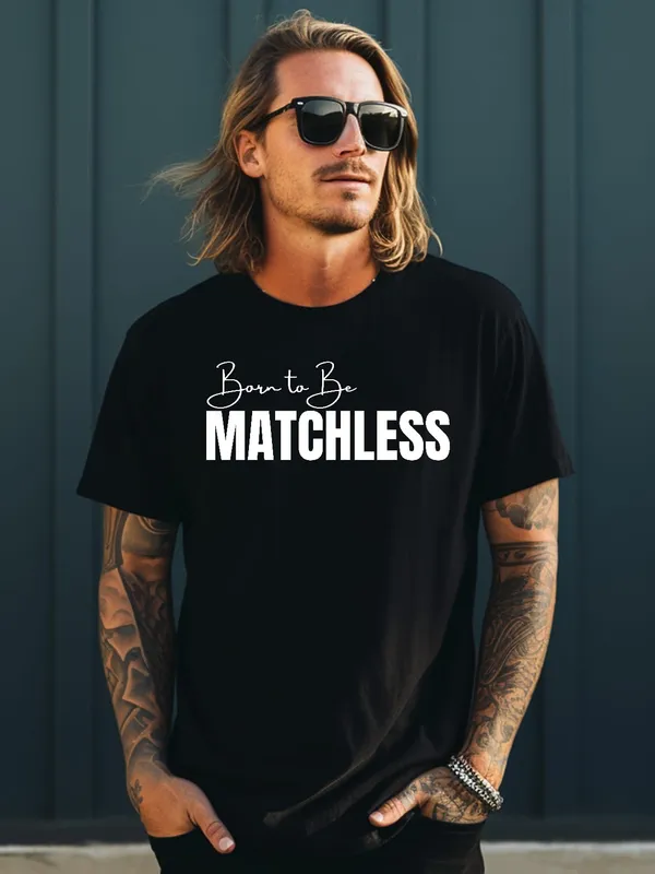 Born_to_Be_Matchless_Black_Graphic_Oversized_T-Shirt