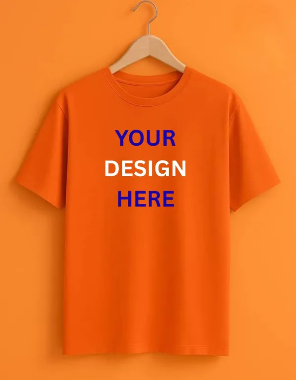 Custom_Print_Oversized_Orange_Round_Neck_T-Shirt_-_Unisex_Cotton_Tee