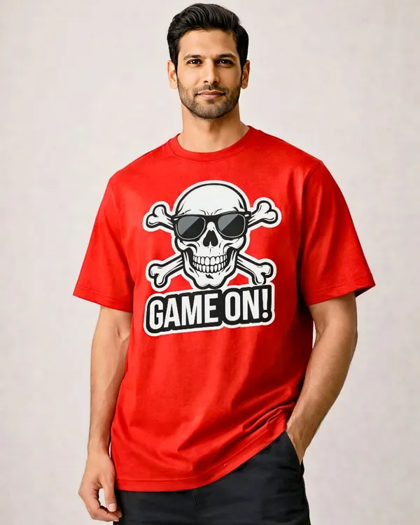 Game_On_Skull_Graphic_Oversized_T-Shirt