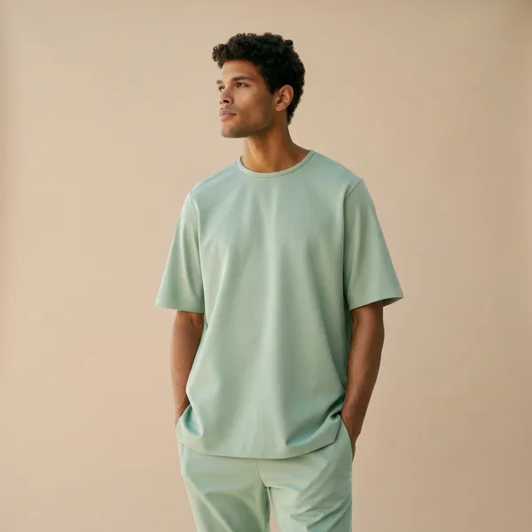 Custom_Design_Oversized_Unisex_T-Shirt_-_Sage_Green