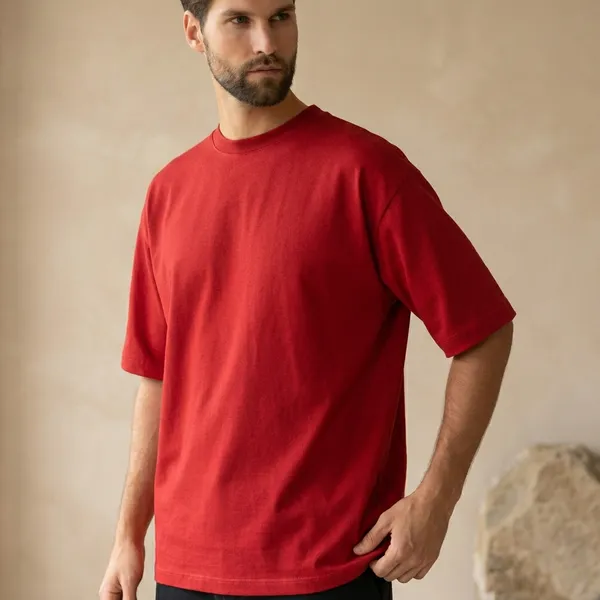 Oversized_Red_Cotton_Oversized_T-Shirt_for_Men