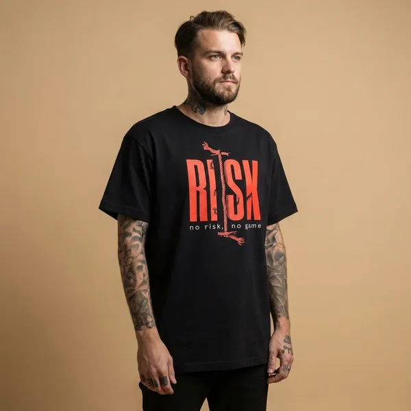 RISK_Graphic_Print_Black_Oversized_T-Shirt_-_No_Risk_No_Game_Streetwear
