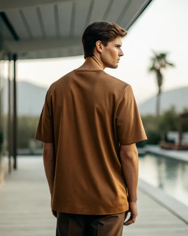 Men's_Oversized_Brown_Cotton_T-Shirt