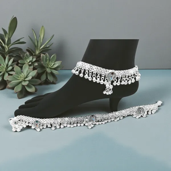 Silver_Anklet_|_Payal_For_Womens_&_Girls_|_1_Pair