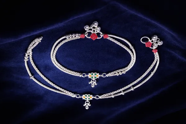 German_Silver_Anklet_|_Payal_For_Womens_&_Girls_|_1_Pair