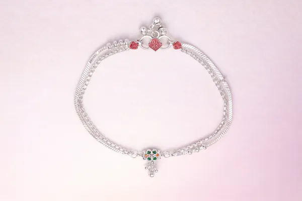 German_Silver_Anklet_|_Payal_For_Womens_&_Girls_|_1_Pair