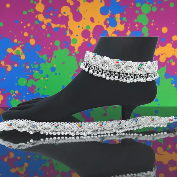 German_Silver_Anklet_|_Payal_For_Womens_&_Girls_|_1_Pair