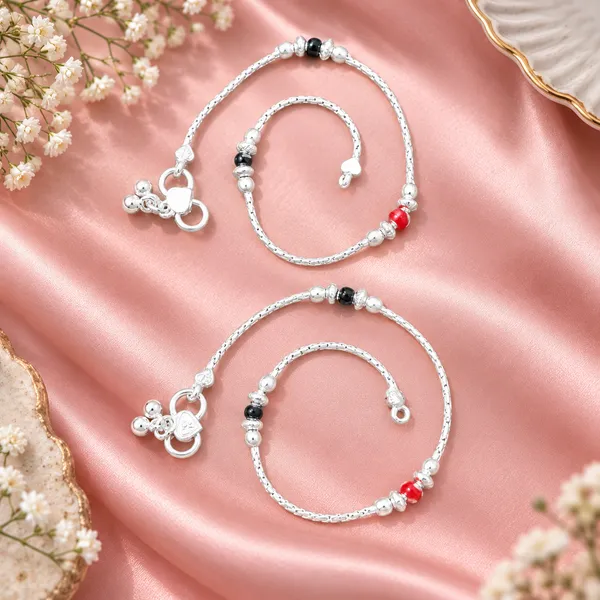 German_Silver_Chain_Anklet_|_Payal_For_Womens_&_Girls_|_1_Pair